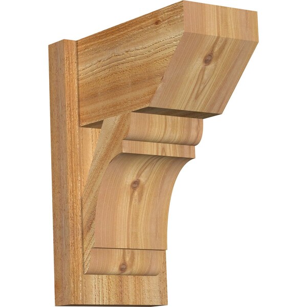 Ekena Millwork Olympic Slat Rough Sawn Outlooker, Western Red Cedar, 8"W x 14"D x 18"H OUT08X14X18OLY06RWR - main